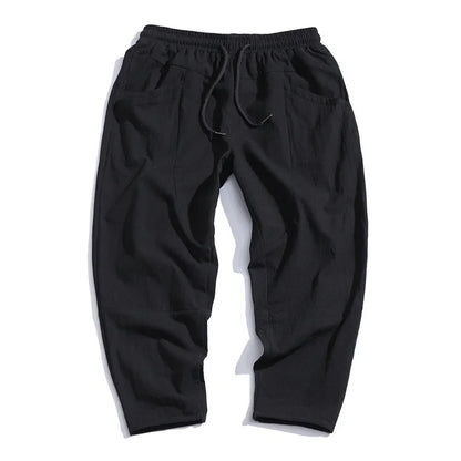 Cropped Cotton Pants