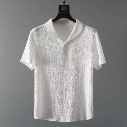 Men’s Elegant Shawl Collar Two-Piece Set