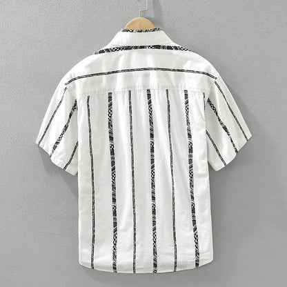 Classic Men’s Short Sleeve Button-Up Shirt