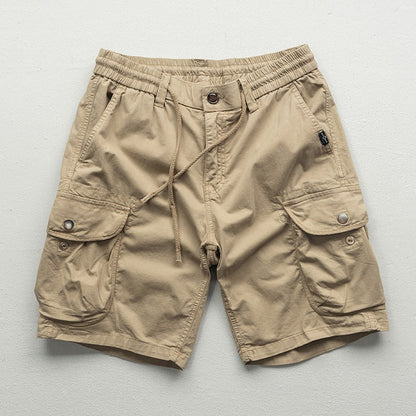 Cargo Drawstring Waist Shorts