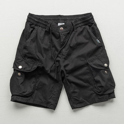 Cargo Drawstring Waist Shorts