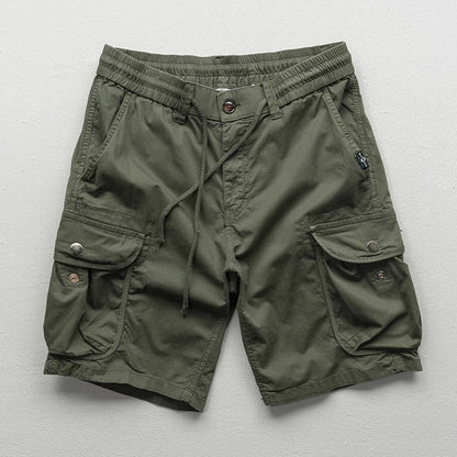 Cargo Drawstring Waist Shorts