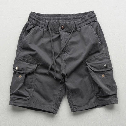 Cargo Drawstring Waist Shorts