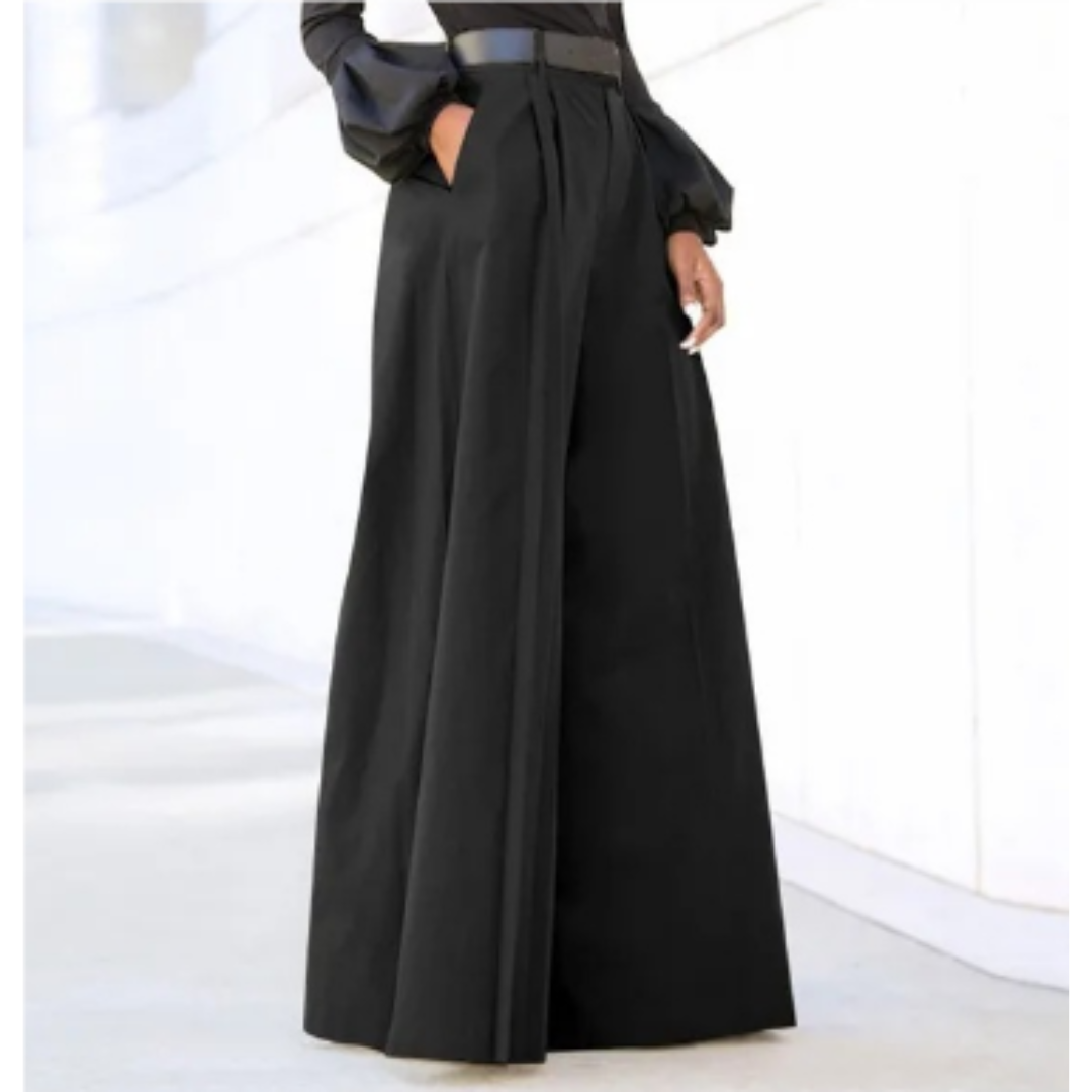 Women's High Waist Wide Leg Trousers