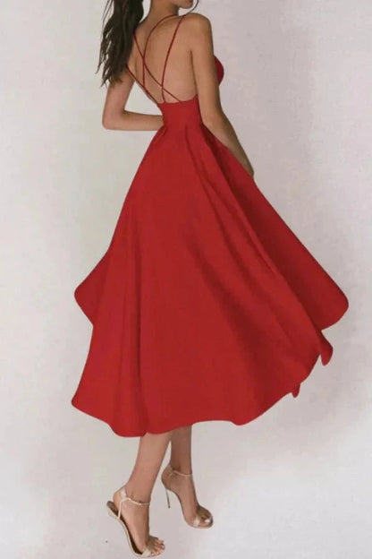 Midi Dress | Women's Cross Back Flared