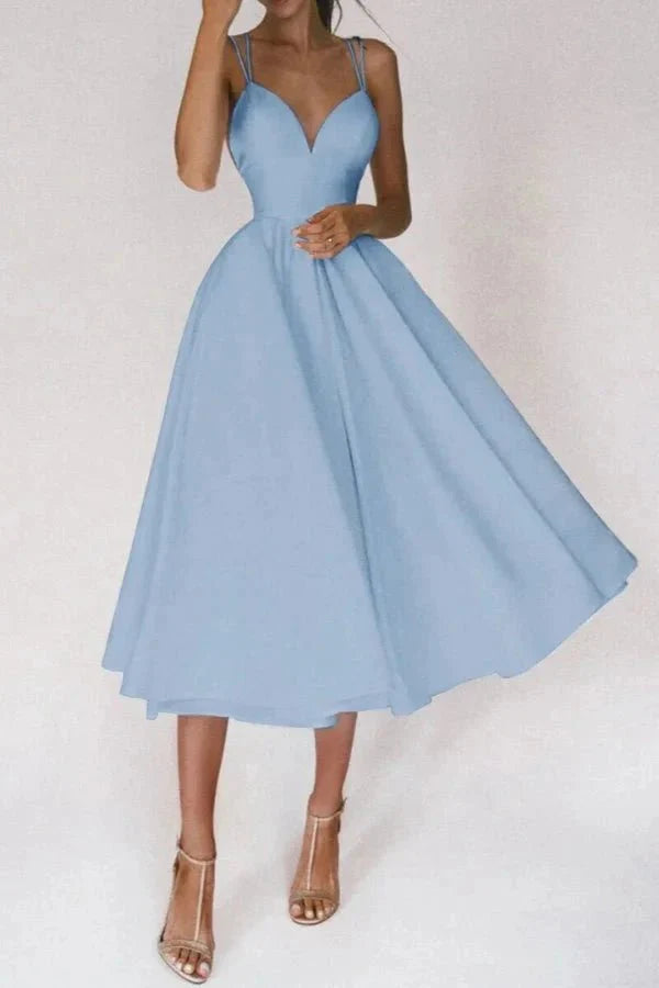 Midi Dress | Women's Cross Back Flared