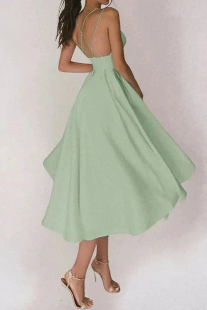 Midi Dress | Women's Cross Back Flared