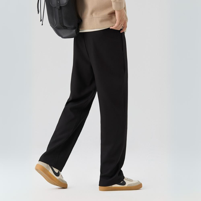 Trousers Men's Wide Leg Pleated