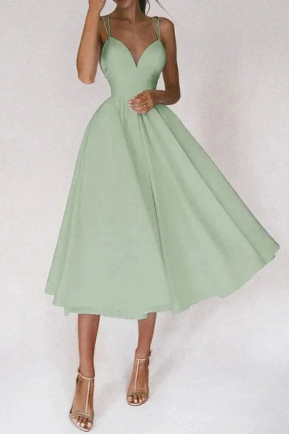 Midi Dress | Women's Cross Back Flared