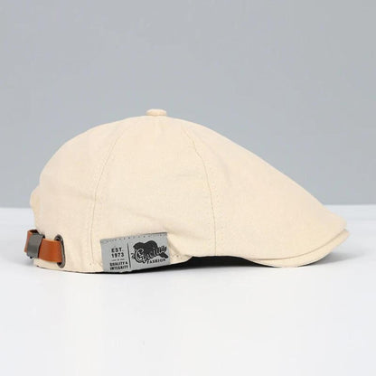 Flat Cap | Classic Newsboy Style with Adjustable Fit