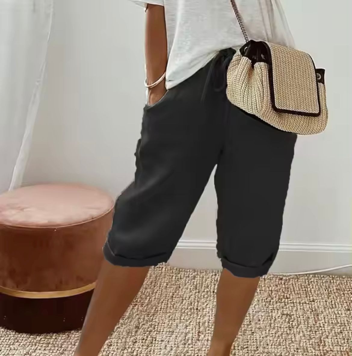 Women's Drawstring Walking Shorts