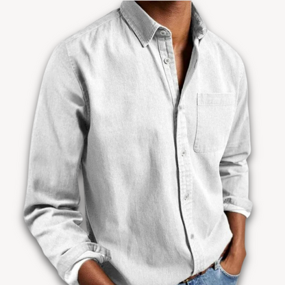 Men's Long Sleeve Button Down Blouse