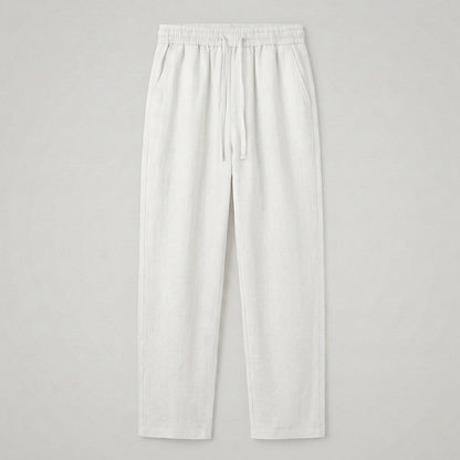 Cropped Linen Pants
