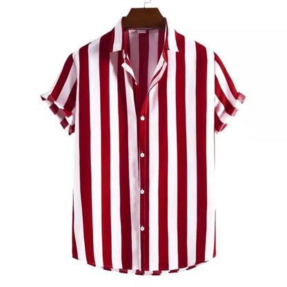 Men’s Classic Striped Short Sleeve Shirt