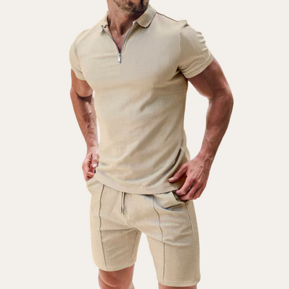 Men's Tight Polo Set