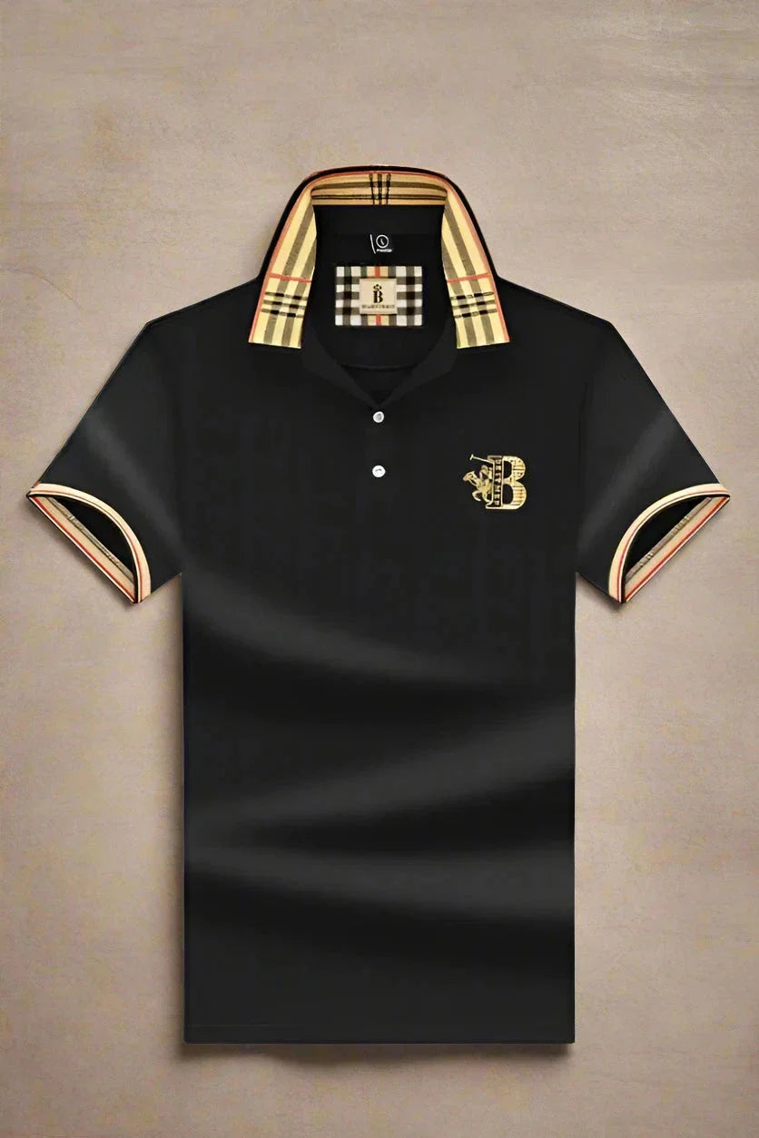 Briston Polo Shirt | Men's Checked Collar
