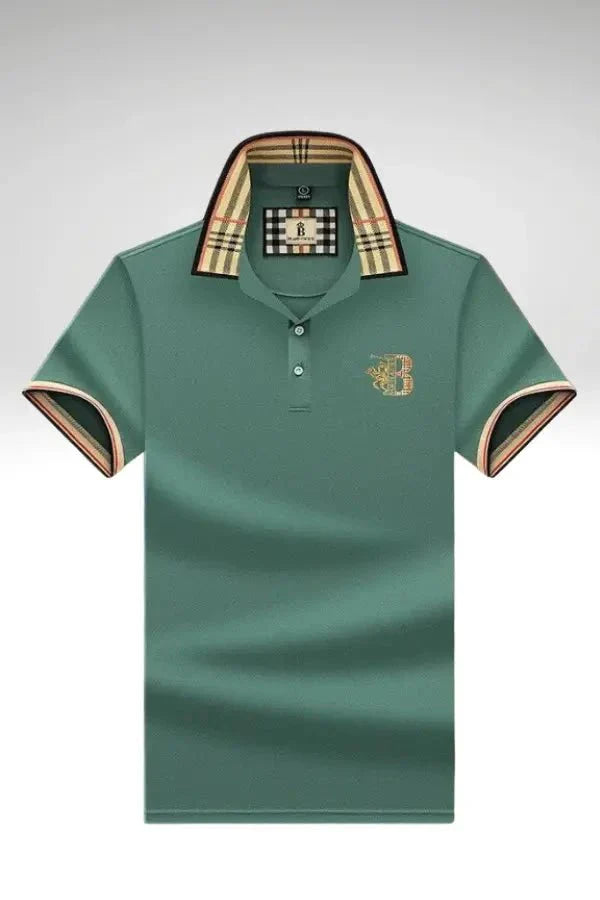 Briston Polo Shirt | Men's Checked Collar