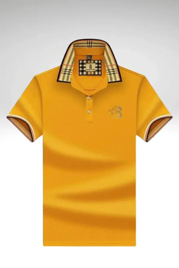 Briston Polo Shirt | Men's Checked Collar