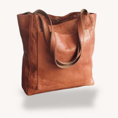 Large Shoulder Work Tote Bag | Structured Everyday Style