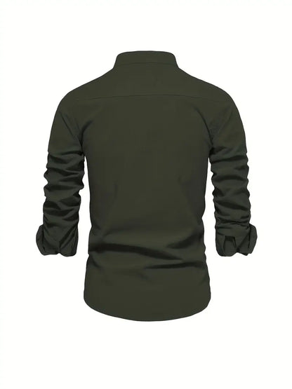 Men's Long Sleeve Slim Fit Shirt