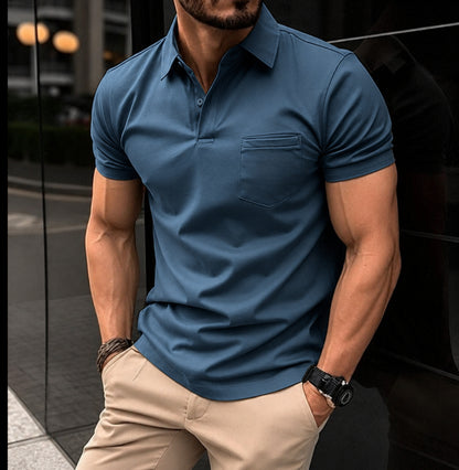 Men's Tight Collared Polo Shirt