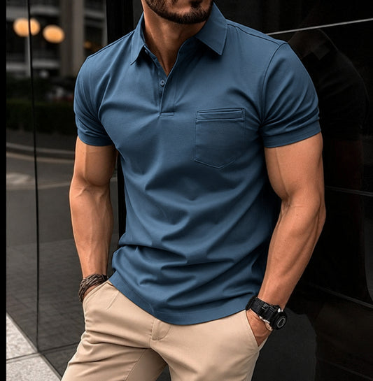 Men's Tight Collared Polo Shirt