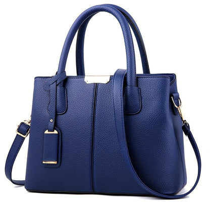 Work Handbag | Structured Shoulder Bag with Strap Detail