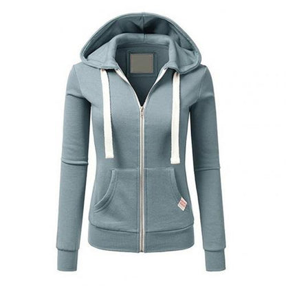 Zip Up Hoodie | Slim Fit with Drawstring Hood