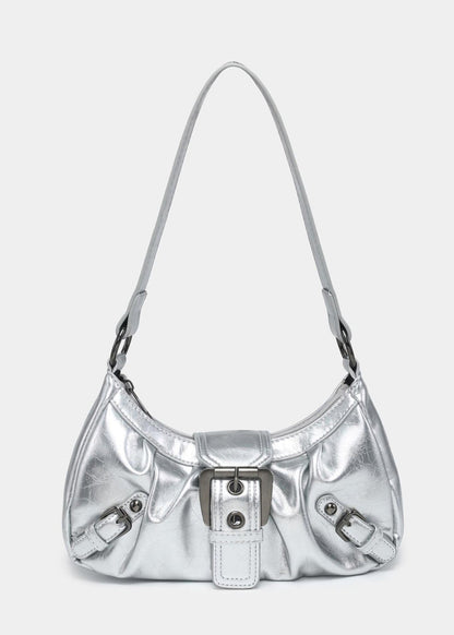 Shoulder Bag | Front Buckle with Structured Shape