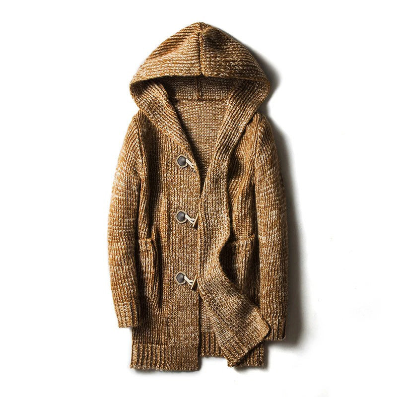 Hooded Cardigan | Toggle Front Closure