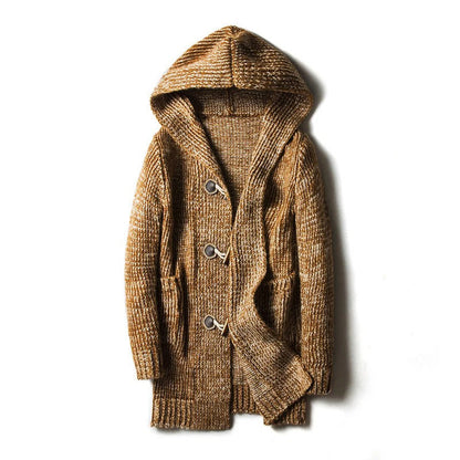 Hooded Cardigan | Toggle Front Closure