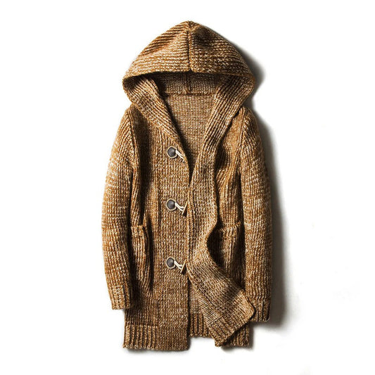 Hooded Cardigan | Toggle Front Closure