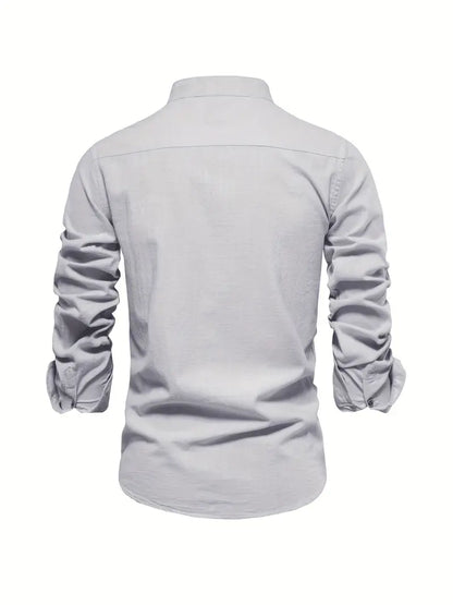 Men's Long Sleeve Slim Fit Shirt