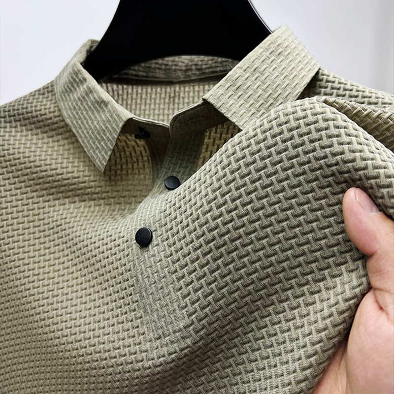 Men's Collared Casual Polo Shirt