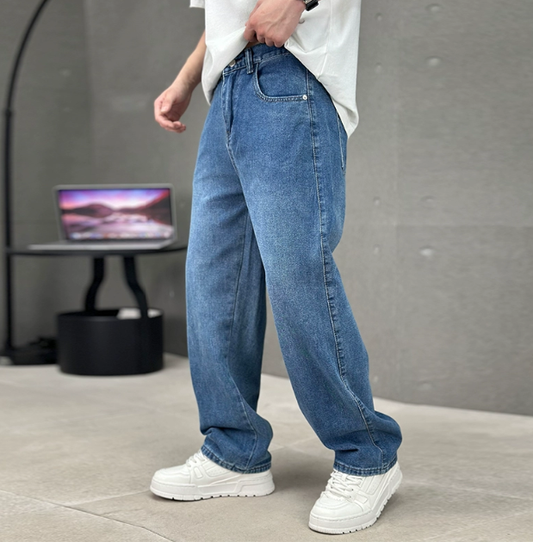 Men's Straight Leg Denim Jeans