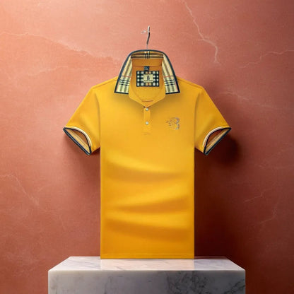 Briston Polo Shirt | Men's Checked Collar