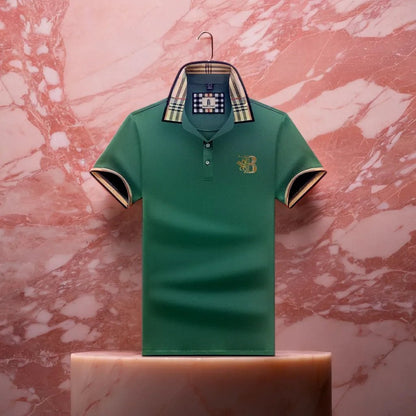 Briston Polo Shirt | Men's Checked Collar