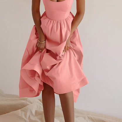 Women's Strappy Shoulder Summer Dress