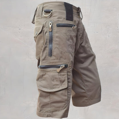Cargo Shorts Men's Zip Pockets