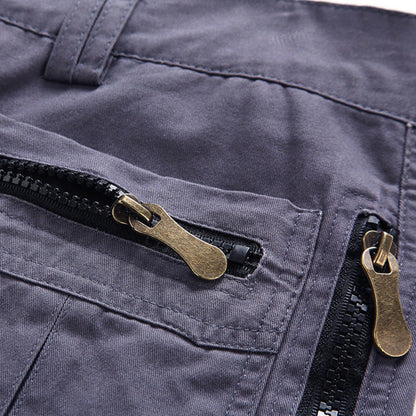 Cargo Shorts Men's Zip Pockets