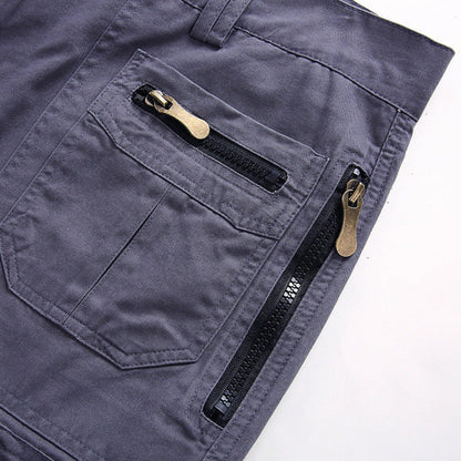 Cargo Shorts Men's Zip Pockets