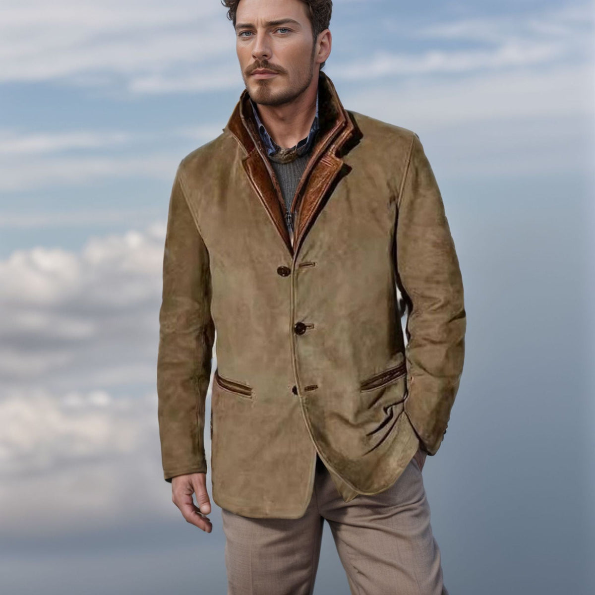 Blazer Jacket | Smart Casual with Lapel Collar