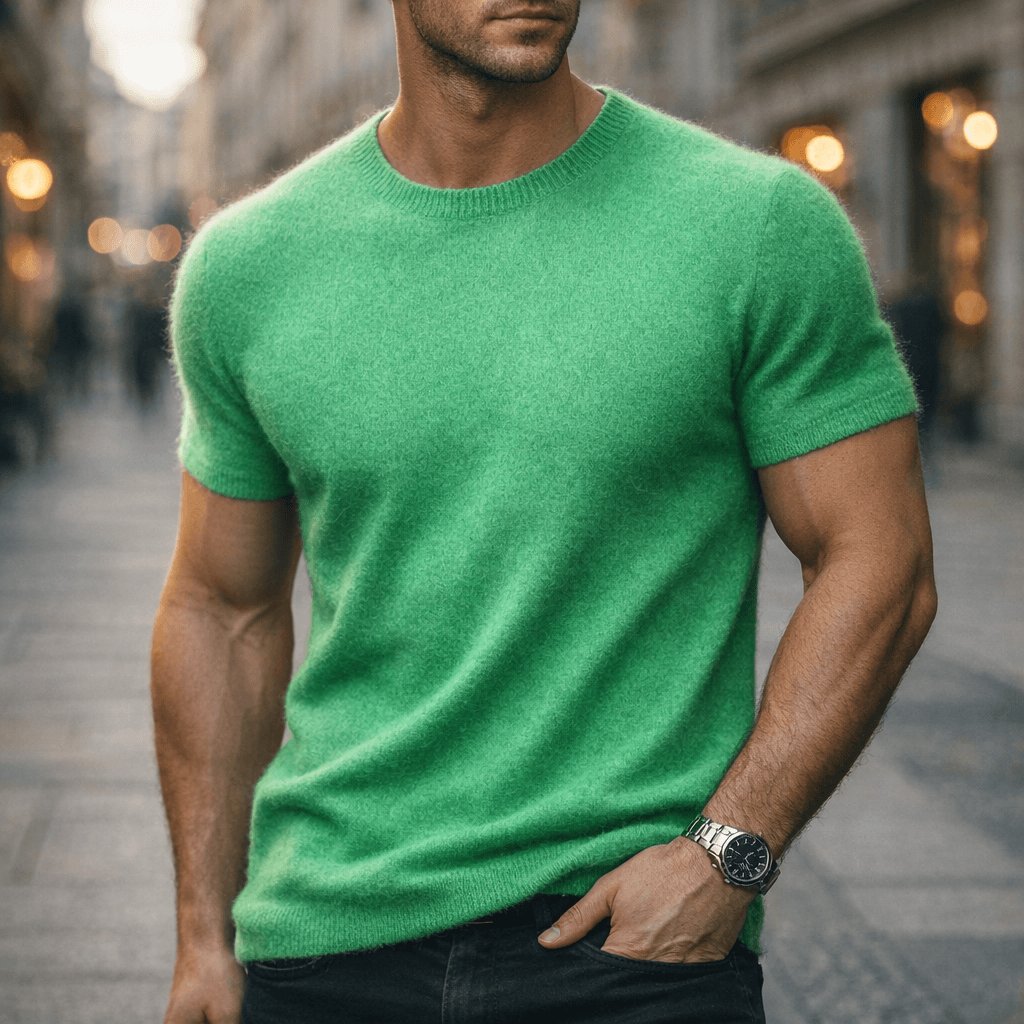 Men's Lightweight Cashmere Tee Hero