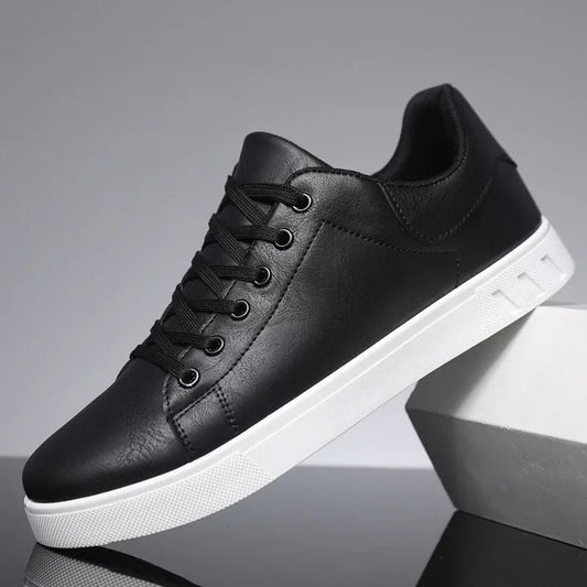 Men's Sleek Casual Lace-Up Shoes Front