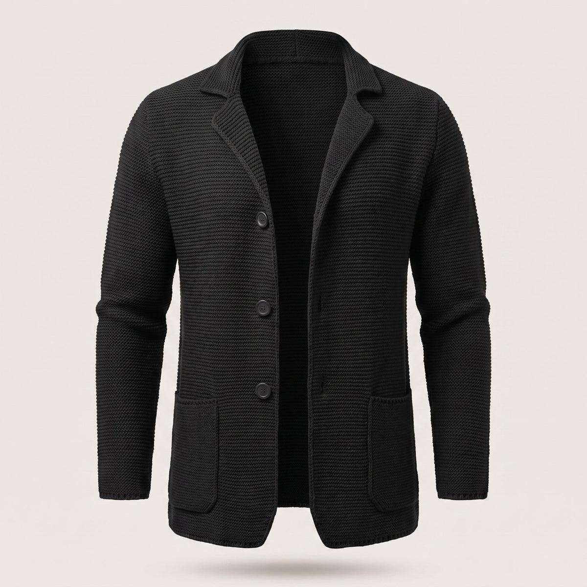 Men's Slim Fit Knitwear Cardigan with Button Front Detail