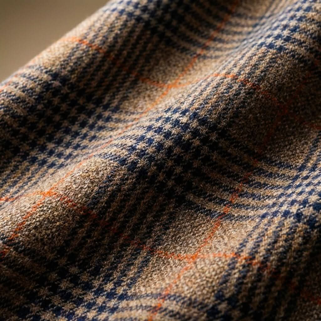 Men's Tailored Blazer | Wool Blend with Notch Lapel Back