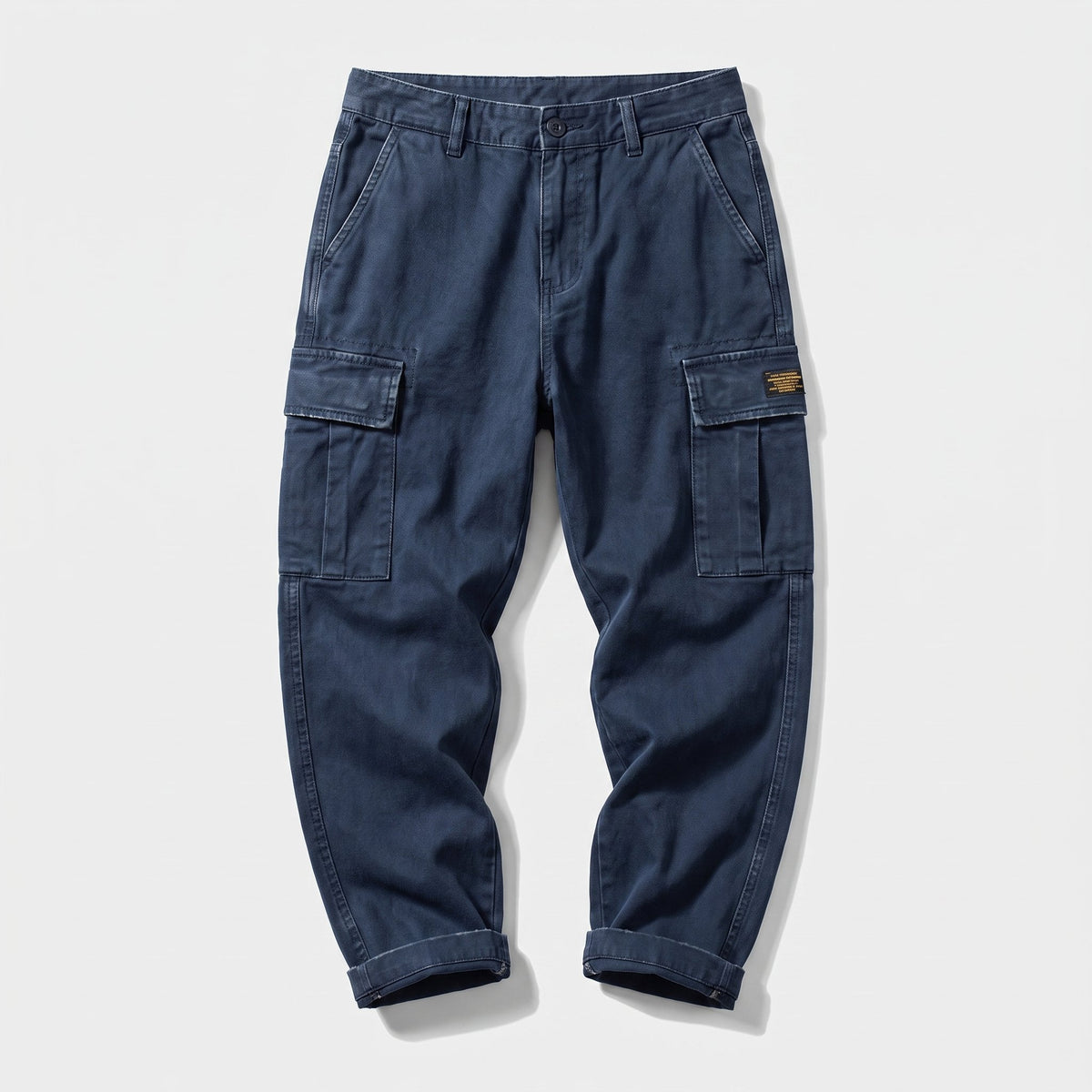 Men's Vintage Cargo Pants with Utility Pockets Angle