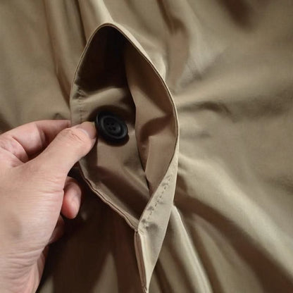 Men's Weatherproof Trench Coat with Balmacaan Collar Angle