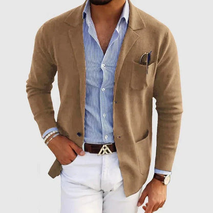 Men's Casual Knit Blazer