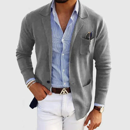 Men's Casual Knit Blazer